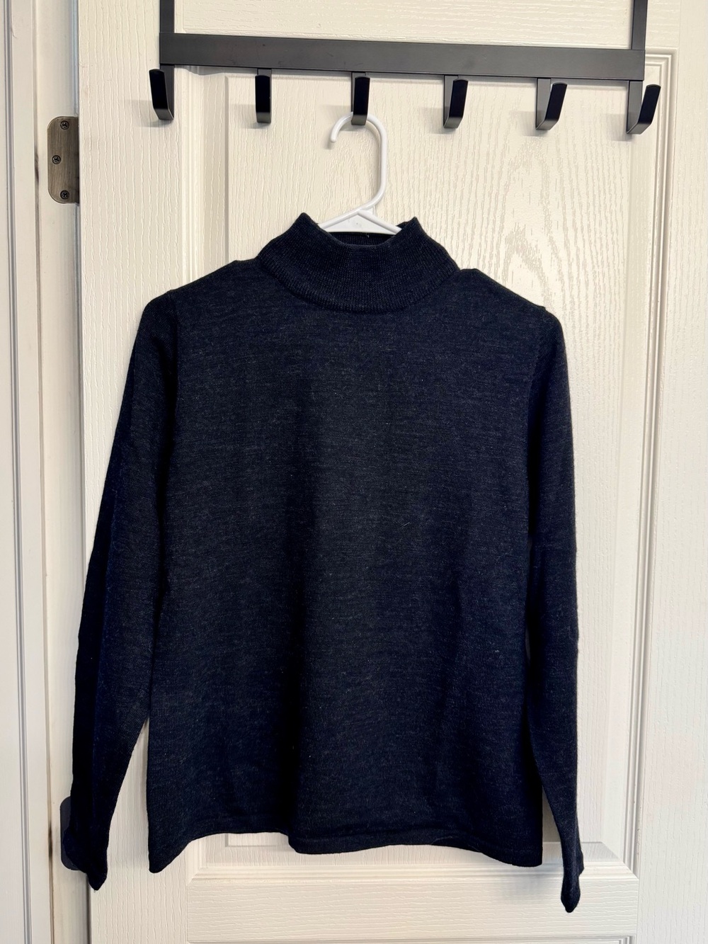 Lord & Taylor Dark Charcoal Turtleneck Sweater